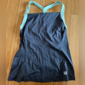 Wilson grey/blue tank top